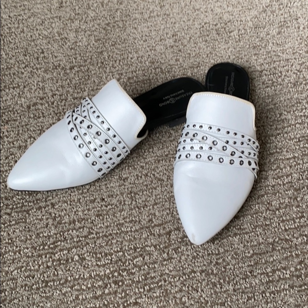 Treasure & Bond Something Navy white slides